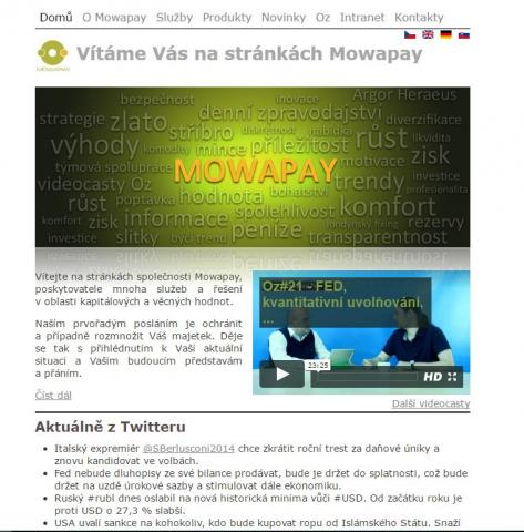 Extranet Mowapay screenshot